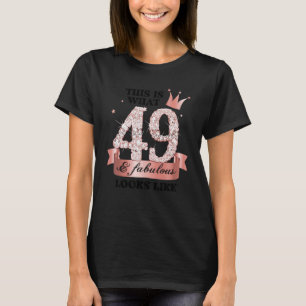 49 & Fabulous I Rose And White Party Group Candid  T-Shirt