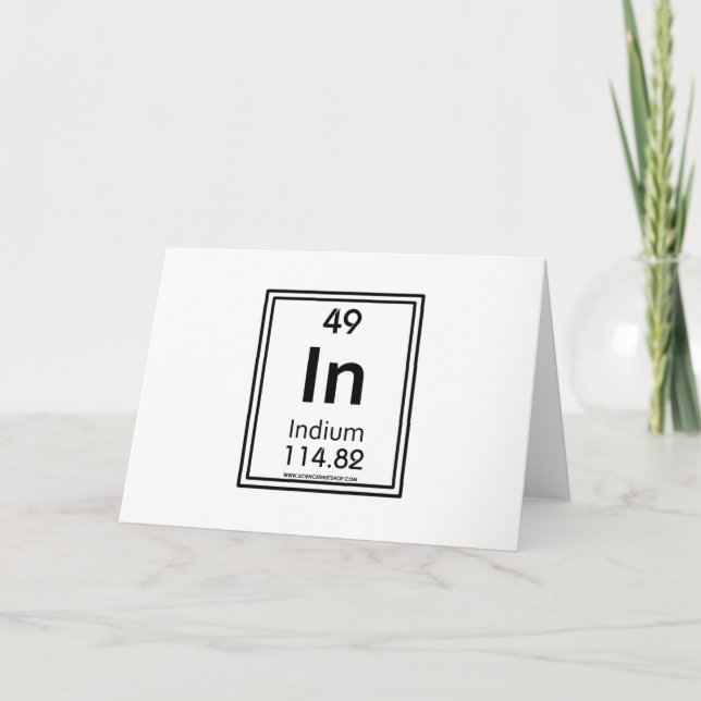 49 Indium Card (Front)
