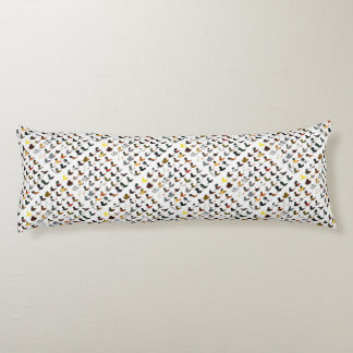 49 Roosters Body Cushion