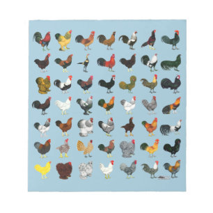 49 Roosters Notepad
