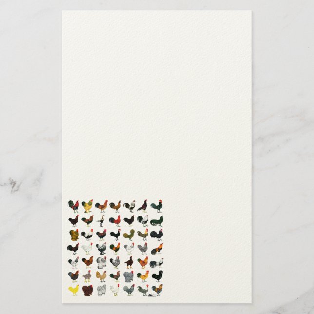 49 Roosters Stationery (Front)