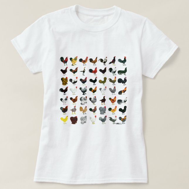 49 Roosters T-Shirt (Design Front)