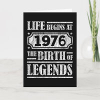 49 Year Old 1976 Birth Of Legend 49th Birthday