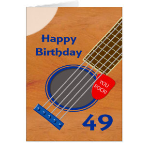 49th Birthday Guitar Player Birthday