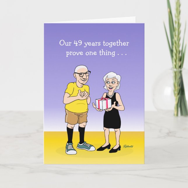 49th Wedding Anniversary Card for Husband (Front)