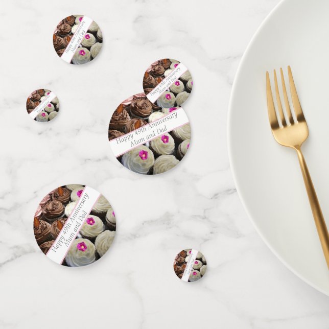 49th Wedding Anniversary   Confetti (Group)