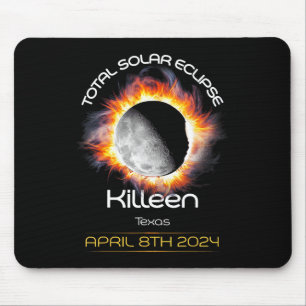 4.08.24 Total Solar Eclipse 2024 Killeen Texas Mouse Pad