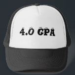 4.0 GPA TRUCKER HAT<br><div class="desc">GPA bragging</div>