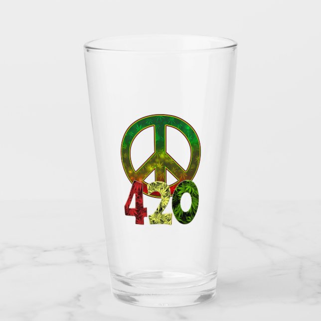 4 20 Peace Glass (Front)