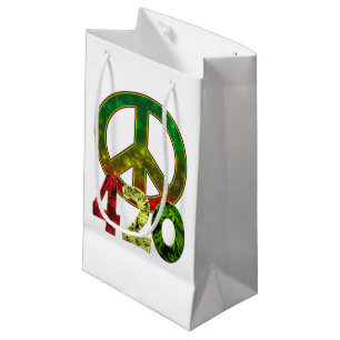 4 20 Peace Small Gift Bag