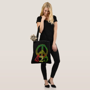 4 20 Peace Tote Bag