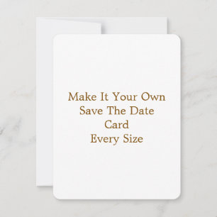 4.25" x 5.5" Save The Date Card