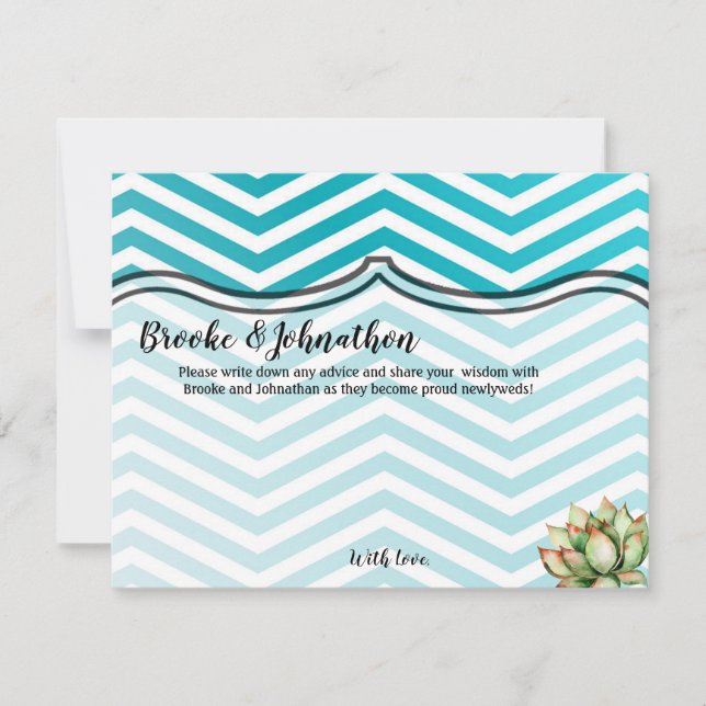 4.25x5.5 Advice Card Boho Cacti Cactus Succulent B (Front)