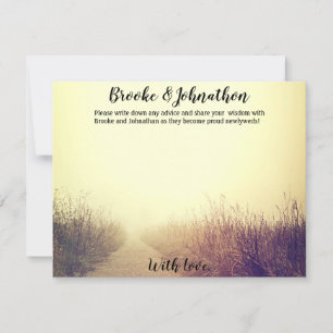4.25x5.5 Advice Card Sunrise Pathway Walkway Path