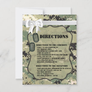 4.25x5.5 Direction Card Navy Type III Three Digita