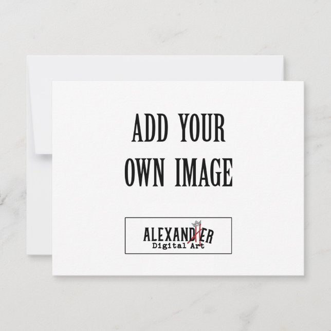 4.25x5.5" Horizontal A2 Flat Card (Front)