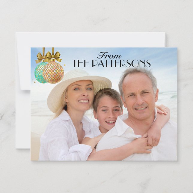 4.25x5.5 Photo Christmas Card (Front)