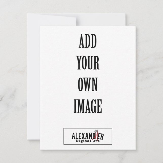 4.25x5.5" Vertical A2 Flat Card (Front)