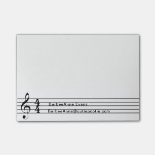 4/4 Time Post-it Notes