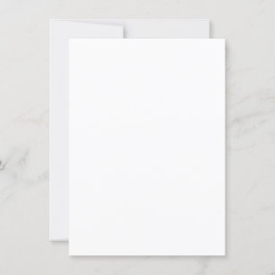 4.5"x6.25" Squared Corner Style Wedding Invitation