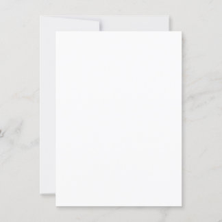 4.5" x 6.25" Squared Corner Wedding Thank You Card