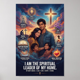 #4 A Christian Man Lives Like This Poster