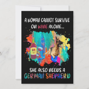 4 A Woman Cannot Survive On Wine Alone She Also Ne Invitation