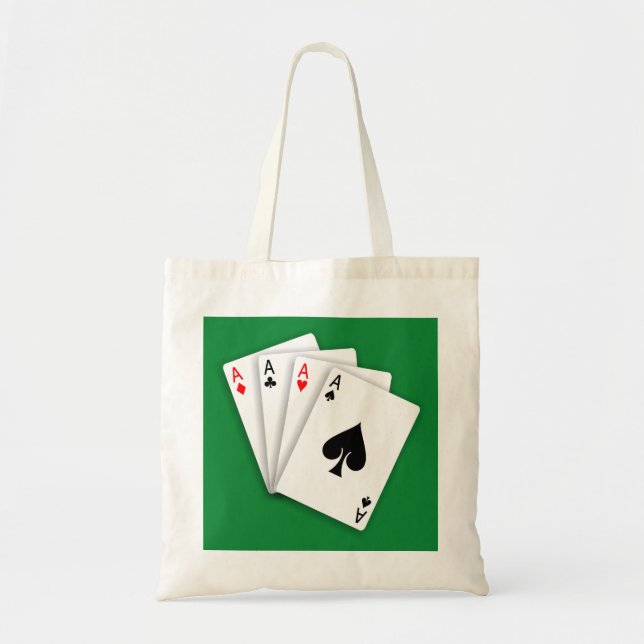 4 Aces Tote Bag (Front)