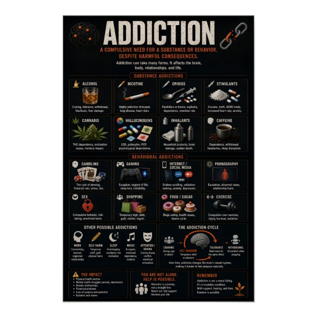 #4 Addiction's Poster (Front)