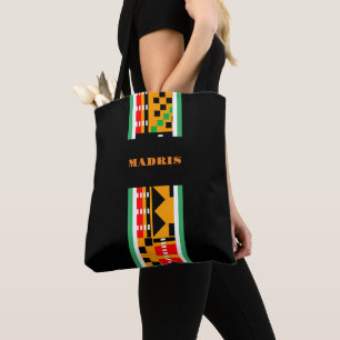 #4 African Print personalized shoulder bag