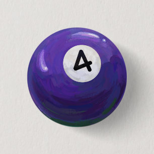 4 Ball 3 Cm Round Badge