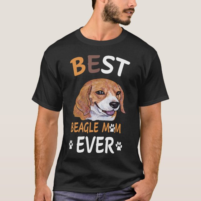 4 Best Beagle Mum Ever T-Shirt (Front)