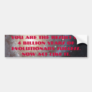 4 Billion Years Bumper Sticker