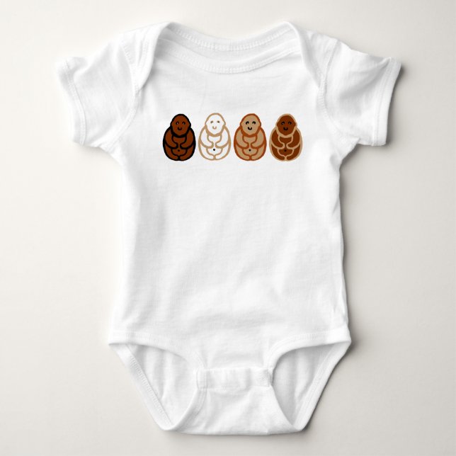 4 Bubs Baby Bodysuit (Front)