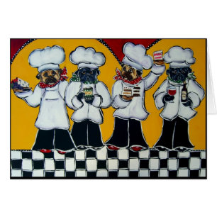 4 Chef Pugs