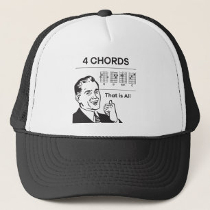 4 chords trucker hat