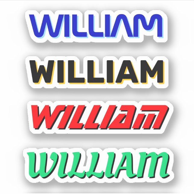 4 Custom Name Hard Hat Stickers for Electricians (Front)