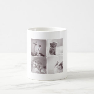 4 cute cats for cats lovers coffee mug