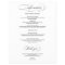 4 Days Wedding Itinerary Elegant Black Script