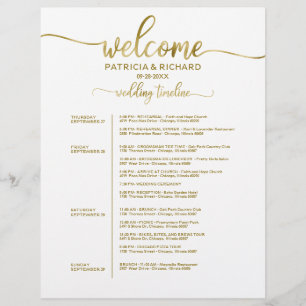 4 Days Wedding Weekend Itinerary Chic Timeline