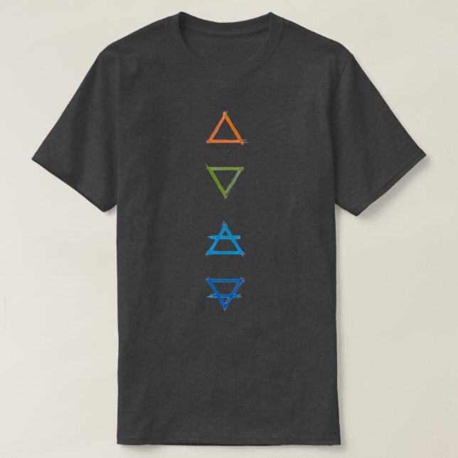 4 elements of nature Fire T-Shirt (Design Front)