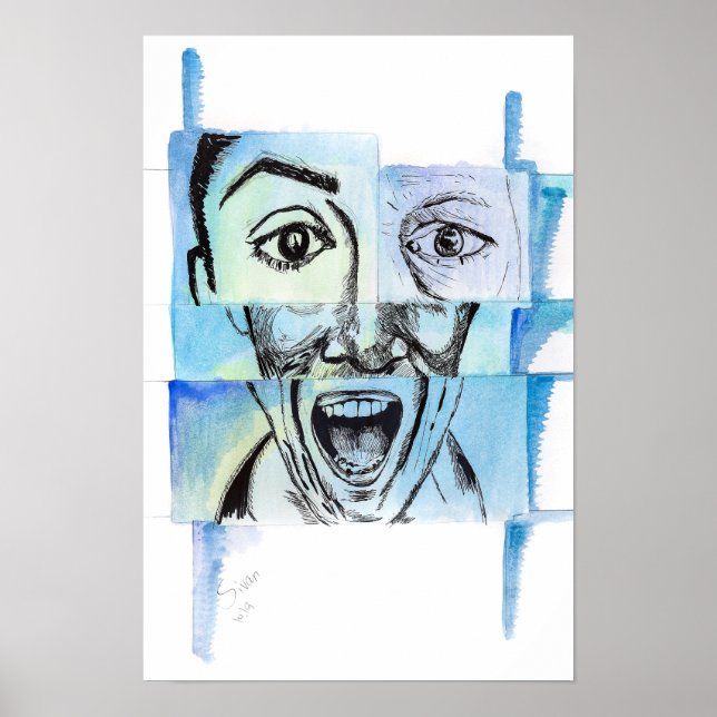 4 faces poster (Front)