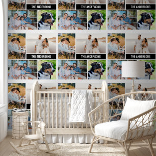 4 Family Photo Collage Template Wallpaper