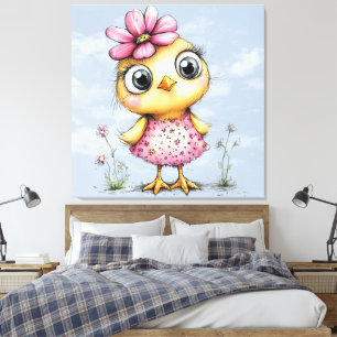 #4  Fantasy Chick Canvas Print