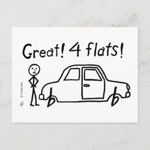 4 Flats Postcard