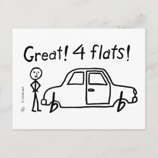 4 Flats Postcard