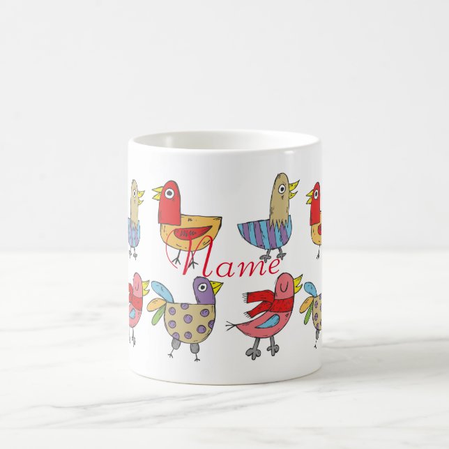 4 Funny Birds Thunder_Cove Coffee Mug (Center)