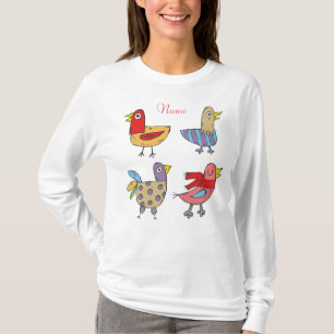4 Funny Birds Thunder_Cove   T-Shirt