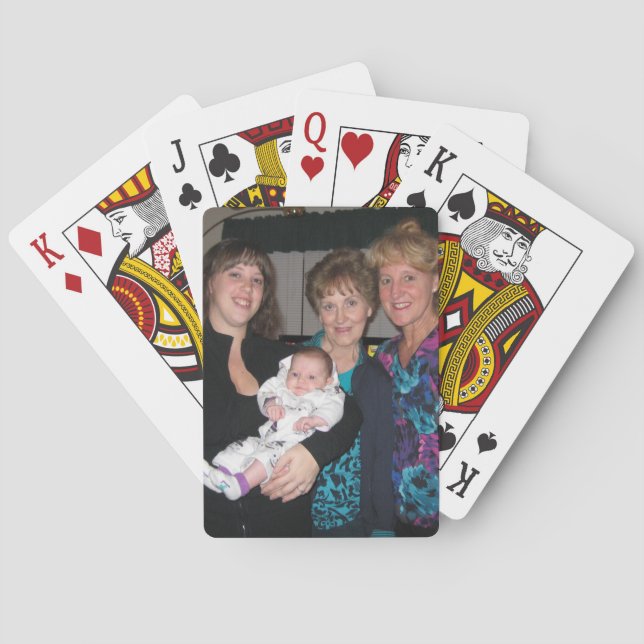 4 Generation Playing Cards (Back)