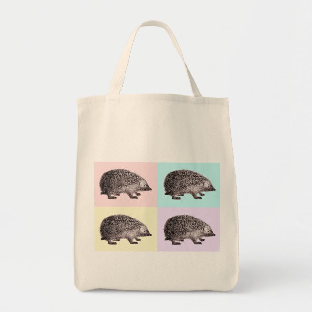 4 Hedgehogs Shopping Bag (Front)